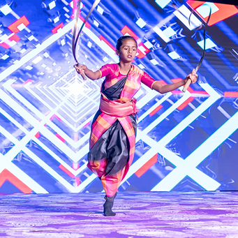 Silambam practice